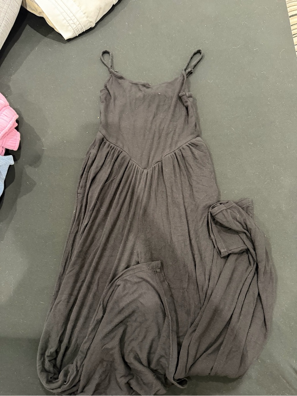 No Boundaries Black Spaghetti Strap Maxi Dress